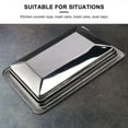 thumbnail image 4 of Stainless Steel Garbage Flap Lid Trash Bin Cover Built-in Balance Swing Flap Garbage Lid for Kitche Silver, 4 of 5