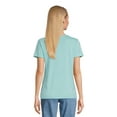 thumbnail image 4 of RealSize Women's Lace V-Neck Tee with Short Sleeves, Sizes XS-XXXL, 4 of 6
