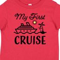 thumbnail image 4 of Inktastic My First Cruise with Cruise Ship and Palm Trees Boys or Girls Baby T-Shirt, 4 of 5