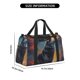 thumbnail image 3 of Easygdp Moonlit Night Sky Wolf Bolsa de Gimnasio, Bolsa de Viaje Duffel, Bolsa de Fin de Semana con Compartimentos, Bolsa de Mano para Noche, 3 of 7