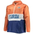 thumbnail image 2 of Men's Fanatics Orange/Royal Florida Gators Big & Tall Water-Resistant Half-Zip Hoodie, 2 of 3