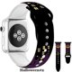 thumbnail image 2 of Correas deportivas de Halloween compatibles con Apple Watch para mujeres y hombres con estampado de calabaza y flores negras., 2 of 4
