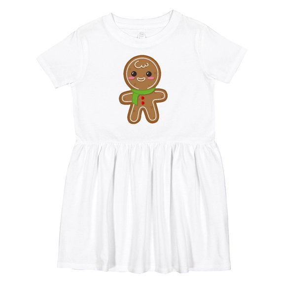Inktastic Gingerbread Christmas Girls Toddler Dress