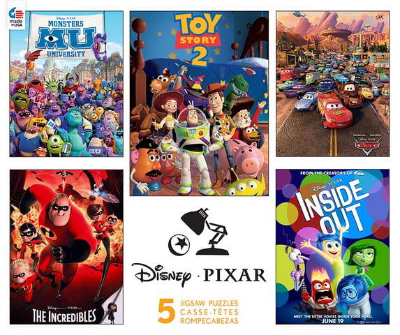 Photo 1 of Ceaco - Disney 5 In 1 - Pixar - 5 In 1 Multipack Jigsaw Puzzle