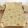 thumbnail image 6 of Winnie The Pooh 3 Piece Bedding Set Cartoon Comforter Set Cute Duvet Cover Sets Super Soft Aldult Bedding Set Kids Bedroom Gifts,1 Duvet Cover with 2 Pillowcases 102"x90", 6 of 8