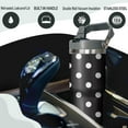 thumbnail image 5 of 30oz Stainless Steel Flip Straw Tumbler Spill Proof Travel Cup Double Wall Vacuum Insulated Coffee Mug with Top Handle, Grey-3, 5 of 6