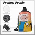 thumbnail image 5 of Adventure Time Characters Sling Bag For Women And Men Crossbody Backpack Chest Bag Diagonally Dual Pocket Daypack Purses For Travel Hiking Gym Running, 5 of 8