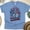 CarolinaBlue, variant on ’Merica Skeleton Popsicle T-Shirt – Patriotic Skull with Sunglasses & Vest, Ash, Size M
