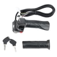 thumbnail image 1 of 60v Gas Handle Twist Throttle With Battery Indicator&latching_High-quality, 1 of 5