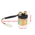 thumbnail image 2 of Starter Solenoid Relays, Stable Reliable Efficient Sturdy Starter Solenoid  For Motorcycle, 2 of 8