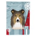 thumbnail image 1 of Caroline's Treasures BB1738GF Bandera de tamaño de jardín Sheltie de vacaciones de invierno, pequeña, multicolor Caroline's Treasures BB1738GF, 1 of 1