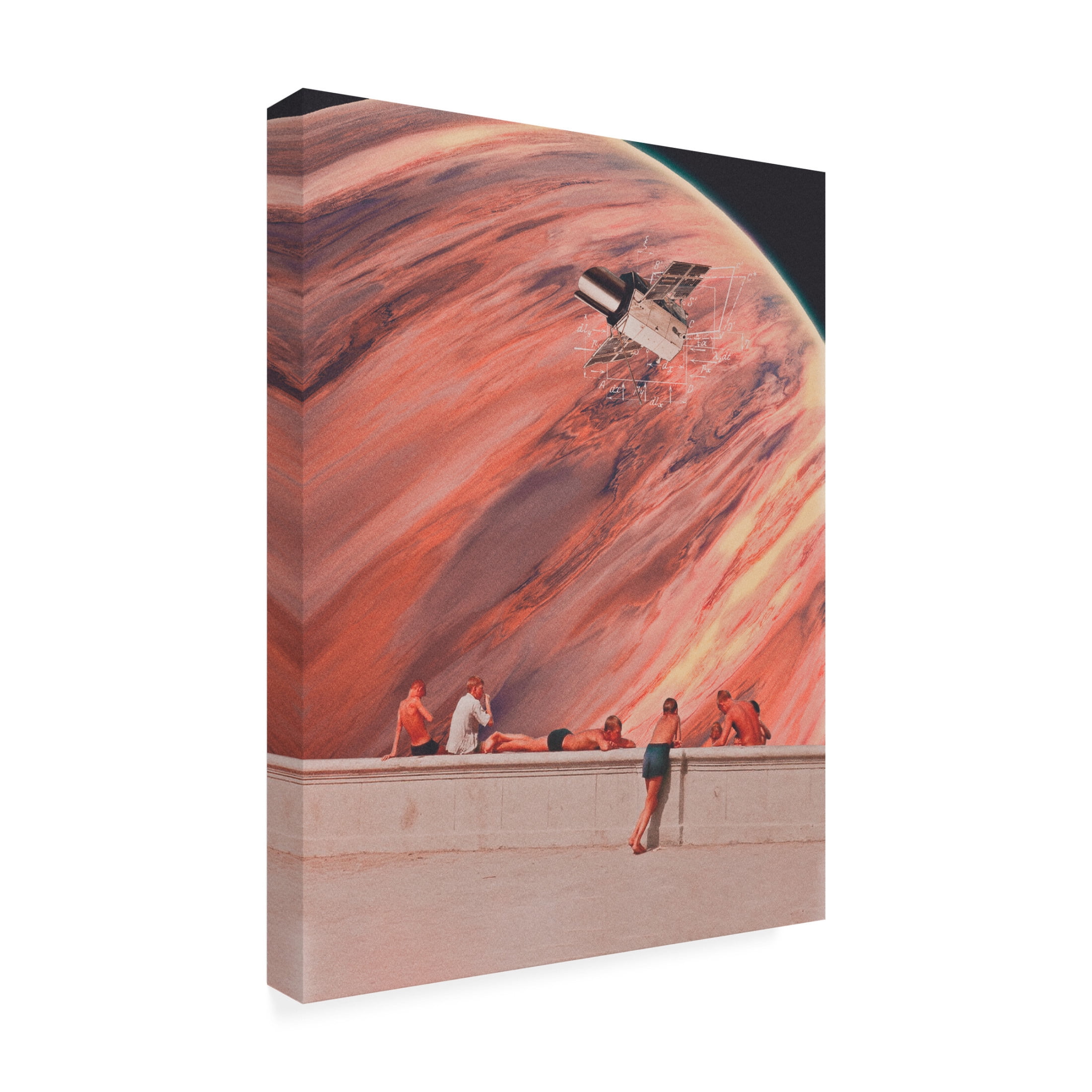 Trademark Fine Art spacerocket art 147 Canvas Wall Art
