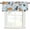 Blue, variant on Rustic Cat Kitchen Valances for Windows, Funny Cute Fish Leaves Bubble Bathroom Window Valances 42x12 Inch Rod Pocket Window Treatments Valance Curtains for Living Room Bedroom Decor
