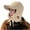 Beige, variant on Jalioing Winter Thermal Hat for Women Fleece Lined Knitted Trapper Hat with Brim Windproof Ear Warmer Hat