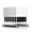 White 47in, 8-piece set, variant on Esheno 2 Pcs Folding Mobile Training Table 220 lbs Capacity 47 inch Rolling Conference Waterproof Desk Privacy Panel Storage Shelf Silent Casters for Office Classroom Training Home