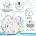 thumbnail image 2 of Jinsinto LED Pool Light Submersible Light, RGB Multicolor 16 LEDs, External Seal Ring, Suction Cup and Magnet, LED Pond Light for Party, 2 of 4