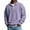 290#Purple, variant on Long Sleeve Waffle Polo Shirts For Men Casual 1/4 Button Down Shirt Golf Pullover V Neck Stand Collar Fashion Fall Sweatshirt Dark Green 2XL