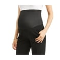 thumbnail image 2 of Times Two Maternity Women's Flare Leg  Career Dress Work Formal Pant with Pockets and Full Panel (Women's & Women's Plus), 2 of 3