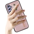thumbnail image 3 of Samsung Galaxy A54 5G Case with Card Holder for Women, Samsung Galaxy A54 5G Phone Case Wallet with Credit Card with Ring Kickstand Zipper Slim Stand Case - Rose Gold, 3 of 13