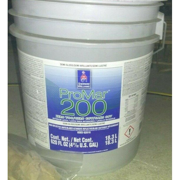 NEW Sherwin Williams ProMar 200 Zero Voc Interior Latex Real Red