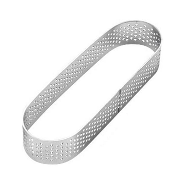Molde ovalado Naiovety para tartaleta de Acero inoxidable 9,4 cm 11,9 cm 13 cm 25 cm