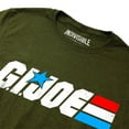 thumbnail image 3 of Indivisible Official G.I. Joe Distressed Logo Men's Classic Ring-Spun T-Shirt, Military Green Heather, Medium, 3 of 7