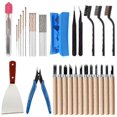 thumbnail image 1 of 35 Pieces 3D Printer Accessories Kit, 7 Size Cleaning Needles, Tweezers, Nippers, Scraper, Clean Knives for Removing, Cleaning, Finishing 3D Printing, 1 of 5