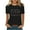 Black, variant on Fesfesfes Summer Tshirts Womem Casual Tunic Tops Tops Funny Printe CasualFit Tee Shirts Blouse Print Shirt Round Neck T Shirt Blouse Summer Saving