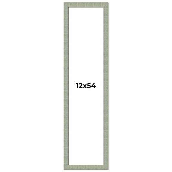 12x54 Frame Green Desert Pear Solid Wood Picture Frame | 1.625 Inch Moulding Width | Interior Frame