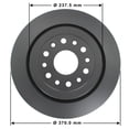 thumbnail image 5 of Rear Brake Rotor for 2019-2020 Ram 1500 Goodyear Brakes 2140252GY, 5 of 6