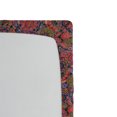 thumbnail image 2 of Ambesonne Ethnic Fitted Sheet, Leaves Eastern, Twin XL Size, Burgundy Green, 2 of 2