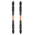 thumbnail image 1 of Uxcell 2pcs Bits de Destornillador Phillips de Impacto Duro 6.35mm PH2 1/4" Vástago Hexagonal 4.33" Longitud Acero S2 Magnético Bits de Cabeza Cruzada de Doble Extremo Grado Industrial, 1 of 7