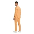 thumbnail image 3 of Tazzio Skinny Fit Shawl Lapel 2 Piece Spring Suit Set Includes Bowtie, 3 of 3