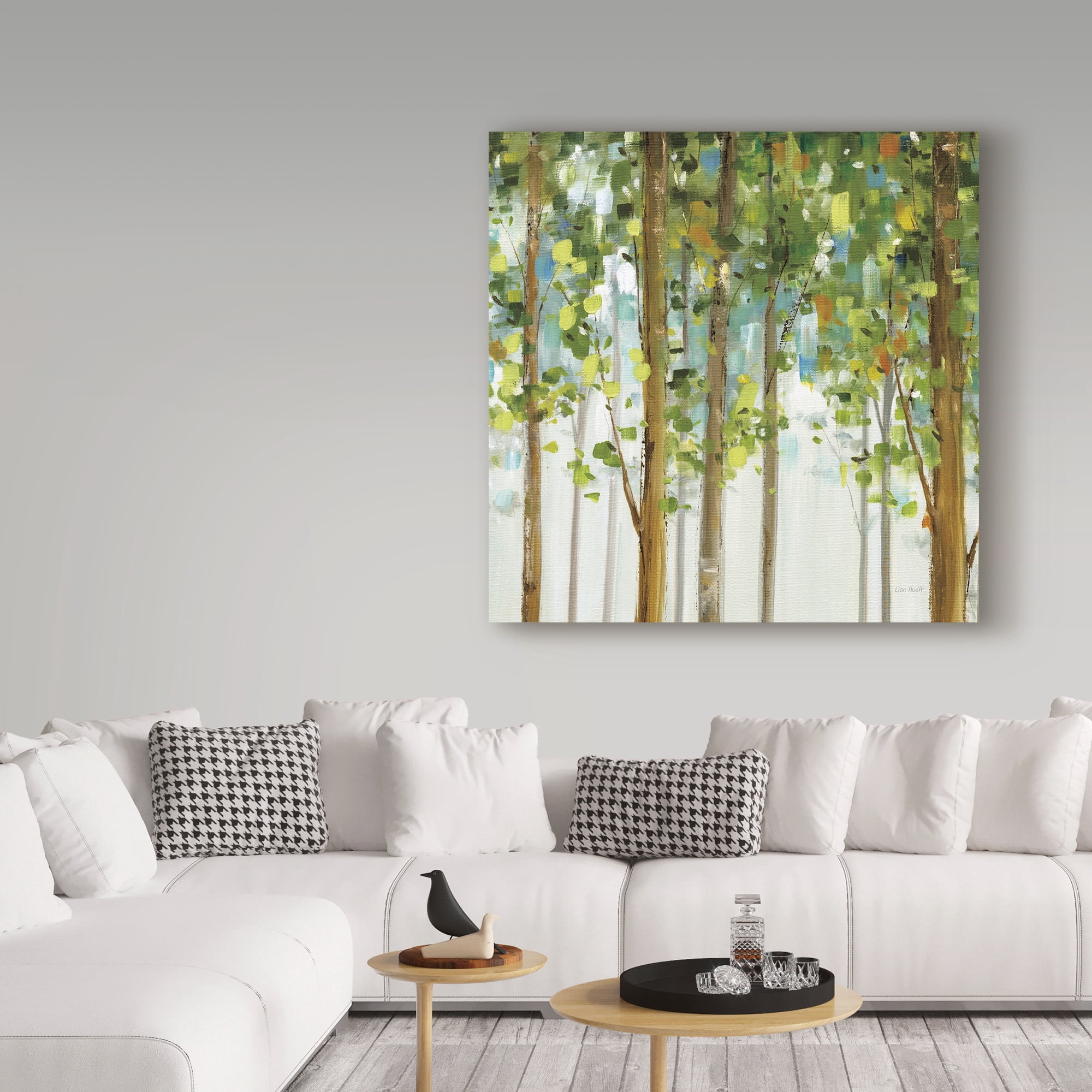 Trademark Fine Art Landscape Canvas Art ' Forest Study II ' by Lisa Audit