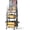 8 Rods,Brown, variant on Rolling Fishing Rod Rack Cart – Garage & Boat Holder, Tackle Box/Reel Storage, Easy Assembly, Great Birthday Gift for Men, Dad, Anglers