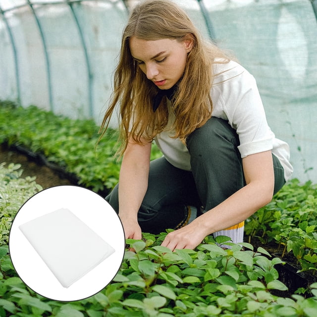 CHICHUMID 20Pcs Planting Mat Germinating Cloth Set White Wood Pulp for Balcony Cultivation