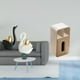 thumbnail image 2 of estatua de cisne,Estatuas y figuritas de cisne de cerámica modernas Esculturas,Escultura de animales Decoración centro de mesa,caja de pañuelos,Funda para caja de pañuelos de cuero, 2 of 8