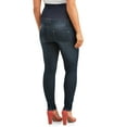 thumbnail image 3 of Oh! Mamma Maternity Women's Distressed Skinny Jeans with Full Panel (Women's & Women's Plus), 3 of 4