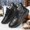 Black, variant on Men's Winter Cotton Boots With Thickened Fleece For Warmth And Slip Casual Shoes