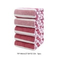 thumbnail image 3 of Pink Oversized Velvet Bath Towels Set 5 Pieces Super Absorbent Fast Drying 27.6 X 55.1 Inches Pink Color, 3 of 6