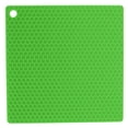 thumbnail image 2 of Insulation Mat, Kitchen Supplies Placemat 17x17cm Anti-Scalding Environmentally Friendly Easy To   For Kitchen Green, 2 of 8
