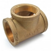 Matco-Norca 2" FPT Brass Tee, Lead-Free