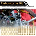 thumbnail image 2 of Unique Bargains 40 Pcs Universal Carburetor Jet Nozzles Kit Jets principales de carburador y jets piloto lentos de latón para bicicletas de tierra, motocicletas, karts, ATV y UTV, 2 of 7
