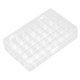 thumbnail image 4 of Caja organizadora transparente: contenedor de almacenamiento multiusos de acrílico transparente con 40 rejillas para esponjas de dedo, suministros para manualidades, joyas, cuentas y piezas pequeñas., 4 of 6