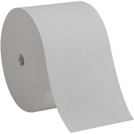 Georgia Pacific Professional Compact Coreless One-Ply Toilet Paper  Septic Safe  White  3000 Sheets/Roll  18 Rolls/Carton -GPC19374