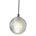 thumbnail image 4 of Bethel International Single Pendant Lighting  Chrome Metal & Crystal, 4 of 5