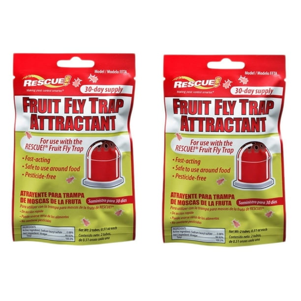 Rescue NonToxic Fruit Fly Trap Refill (2 Pack)