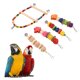 thumbnail image 1 of Juguetes para masticar perca oscilante instalación de gancho resistente a mordeduras juego de juguetes atractivo para jaula de pájaros de 5 piezas sin tóxicos para cacatúas ANGGREK Otros, 1 of 8