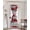 Red, variant on Sage Green Blackout Curtains, French Door Curtains for Door Window, Modern Abstract Grey Striped Art Privacy Drapery for Patio/Sidelight Doors, 1 Panel with Tieback, 25 x 40 Inches