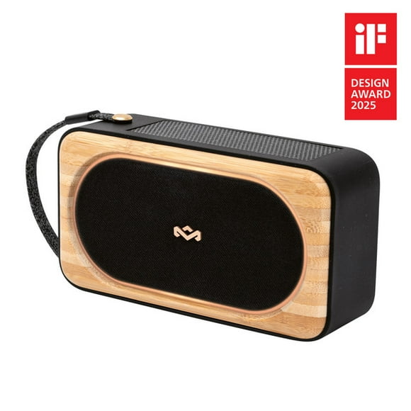 House of Marley Roots Solar Portable Bluetooth Waterproof Speaker - Black